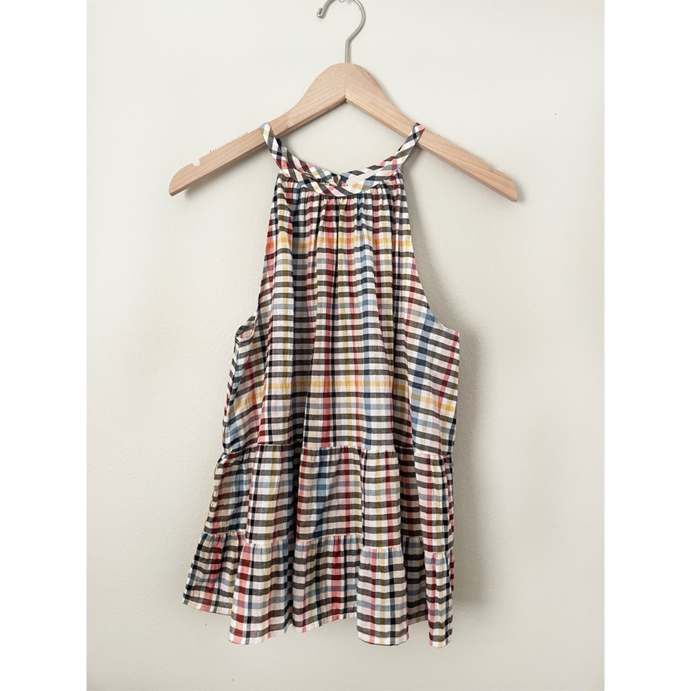 LOFT teared halter blouse